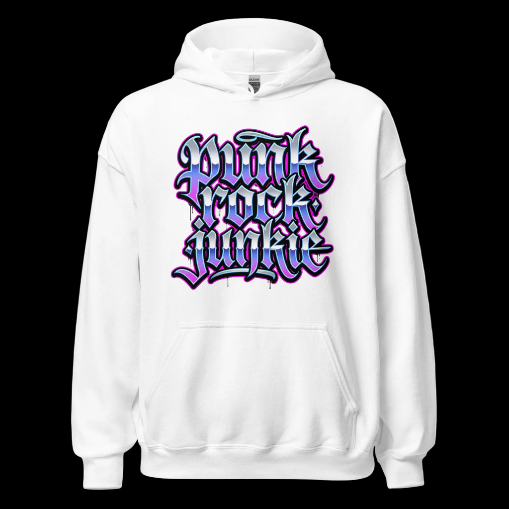 White PunkRockJunkie Unisex Hoodie